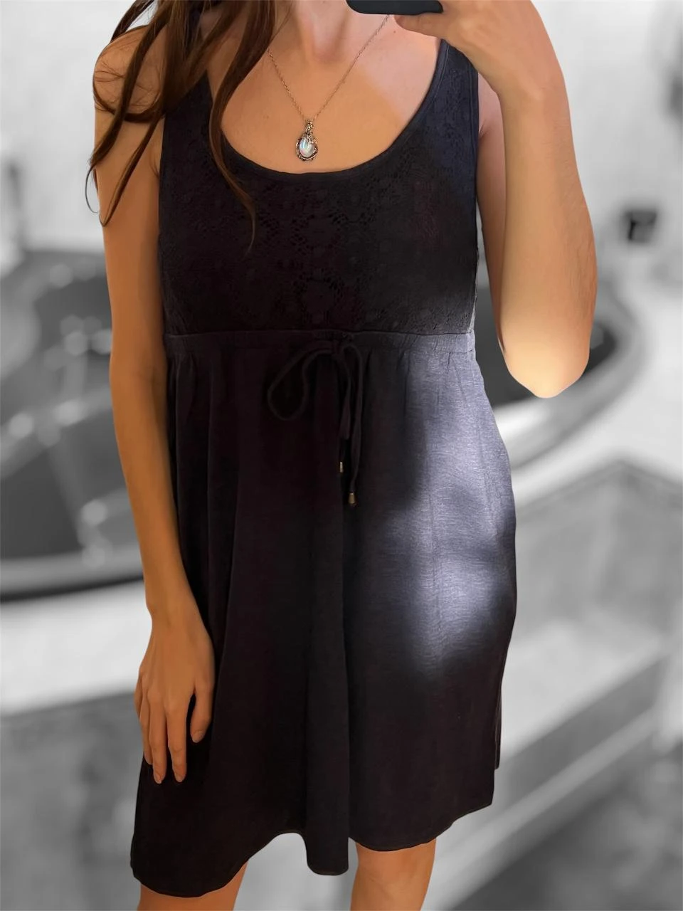🫐 Robe courte bleu marine Cache Cache – S – fluide & décontractée chic